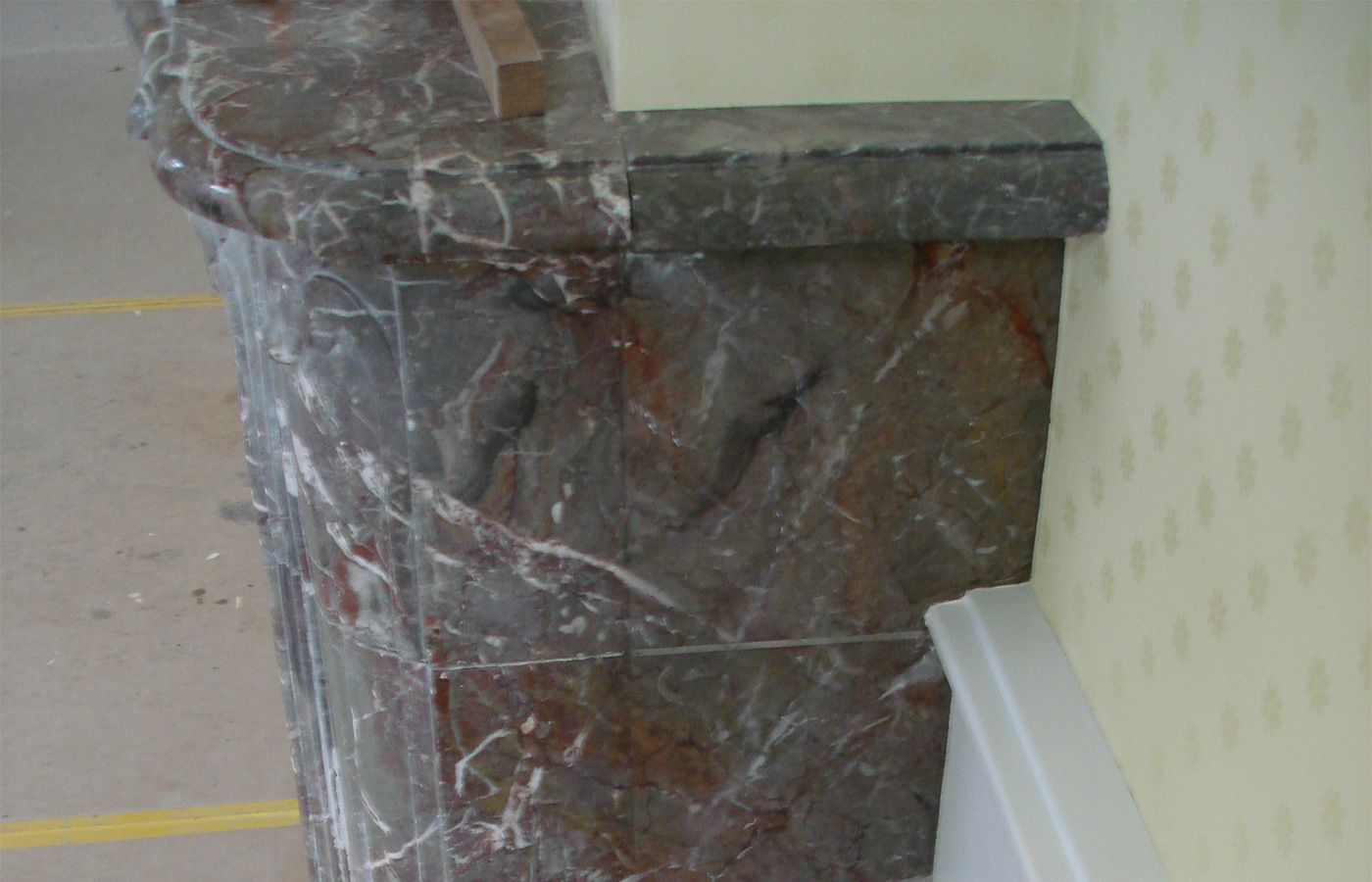 Marmorierte Kamineinfassungen